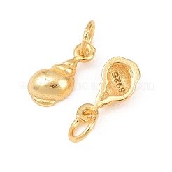 925 Sterling Silver Shell Shape Charms&nbsp;STER-I023-01G-03