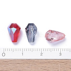 Electroplated Czech Glass Beads&nbsp;GLAA-O018-33