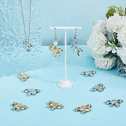 80Pcs 2 Colors CCB Plastic Pendants&nbsp;CCB-ME0001-01