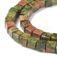 Natural Unakite Beads Strands&nbsp;G-F631-K19