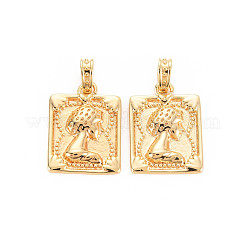 Rack Plating Brass Pendants&nbsp;KK-N233-197