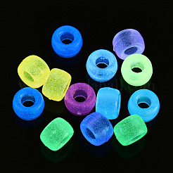 Transparent Luminous Acrylic Beads&nbsp;X-OACR-N137-33