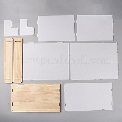 3-Tier Rectangle Clear Acrylic Minifigures Display Boxes&nbsp;ODIS-WH0017-104A