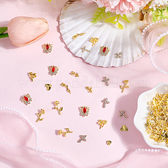 120Pcs 12 Styles Alloy Nail Art Stud&nbsp;MRMJ-SP0001-27