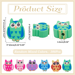 300Pcs Handmade Polymer Clay Beads&nbsp;CLAY-ME0001-07