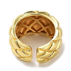 Brass Open Cuff Ring&nbsp;RJEW-E292-03G