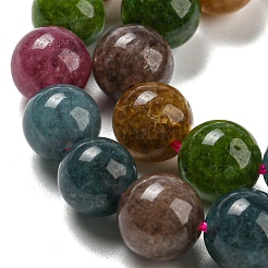 Natural Green Jade Imitation Tourmaline Beads Strands&nbsp;G-B046-08D