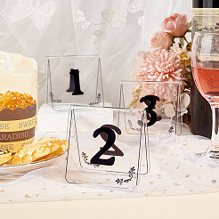 Acrylic Table Number Sign&nbsp;AJEW-WH0505-90A