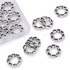 Tibetan Style Alloy Bead Frames&nbsp;TIBEB-TA0001-05