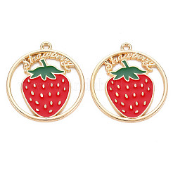 Alloy Enamel Pendants&nbsp;LS-ENAM-S126-102-NR