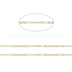 Brass Round Beaded Link Chains&nbsp;CHC-M025-20G