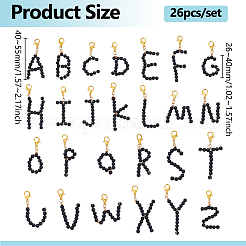 26Pcs Acrylic Pendant Decorations&nbsp;HJEW-PH02364