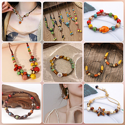 120Pcs Handmade Porcelain Beads&nbsp;PORC-LT0001-13E
