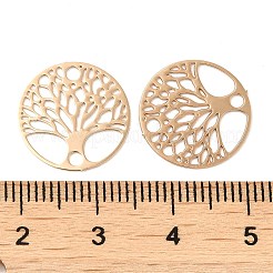 Rack Plating Brass Connector Charms&nbsp;KK-Q792-16LG
