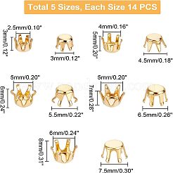 70Pcs 5 Style 304 Stainless Steel Rhinestone Claw Settings&nbsp;STAS-UN0026-74