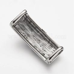 304 Stainless Steel Slide Charms&nbsp;STAS-F063-14