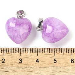 Dyed Natural Jade Pendants&nbsp;G-J386-H14-P