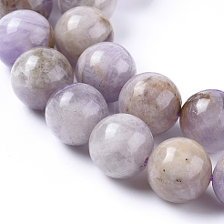 Natural Lavender Amethyst Beads Strands&nbsp;X-G-L555-01-8mm