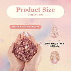 100G Transparent Acrylic Beads&nbsp;OACR-BT0001-07A