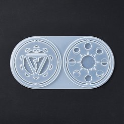 Meditation Yoga Pendants Cup Mat Silicone Molds&nbsp;DIY-B056-02C