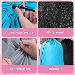 Rectangle Oxford Cloth Travel Laundry Bag&nbsp;ABAG-WH20015-10C