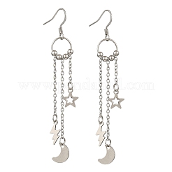 304 Stainless Steel Dangle Earrings&nbsp;EJEW-JE06591-01