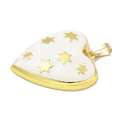 Rack Plating Brass Enamel Pendants&nbsp;KK-L224-046G