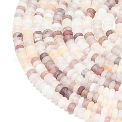 Natural Violet Strawberry Quartz Beads Strands&nbsp;G-P575-A57-4x2mm