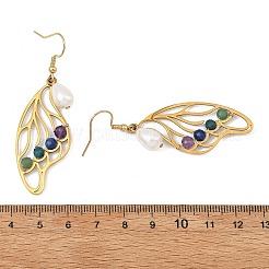 201 Stainless Steel Dangle Earrings for Women&nbsp;EJEW-JE07501-01