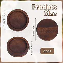 Wood Display Trays for Wedding Rings&nbsp;WOOD-WH0052-004