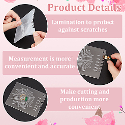 1 Set Acrylic Finger Ring Measuring Tools&nbsp;TOOL-BC0003-16