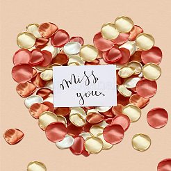 Satin Artificial Rose Petals&nbsp;DIY-GF0003-84C