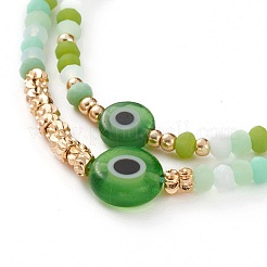 Adjustable Nylon Cord Braided Bead Bracelets Sets&nbsp;BJEW-JB05790-05