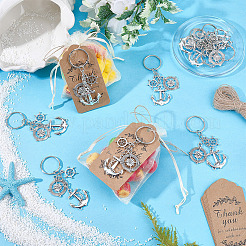 10Pcs Alloy Keychain&nbsp;KEYC-BM0001-05