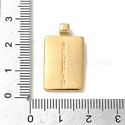 304 Stainless Steel Pendants&nbsp;X-STAS-L022-306G-12