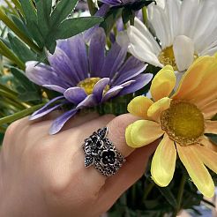 3Pcs Flower Brass Stackable Finger Rings for Women&nbsp;FS-WG45278-04