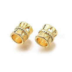 Column Brass European Beads&nbsp;KK-C106-13G