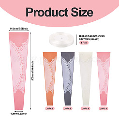 Lace Pattern Plastic Gift Bags&nbsp;DIY-TA0010-89