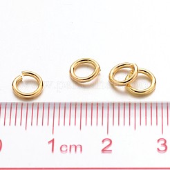 Brass Open Jump Rings&nbsp;JRC6MM-G