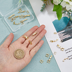 12Pcs 3 Styles Eco-Friendly Brass Watch Band Clasps&nbsp;KK-DC0003-98