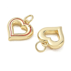 Brass & Enamel Pendants&nbsp;KK-CBAD360-07G-02