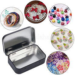 4Pcs 2 Colors Iron Jewelry Storage Boxes with Hinged Lid&nbsp;CON-SP0001-18