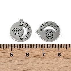 201 Stainless Steel Pendants&nbsp;STAS-U052-02A-P