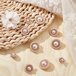 3 Style Alloy Rhinestone Shank Buttons&nbsp;FIND-GF0004-71LG