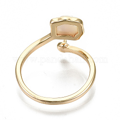 Brass Peg Bails Cuff Finger Ring Settings&nbsp;KK-S354-287-NF