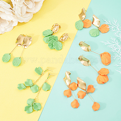 DIY petal Themed Earring Making Kits&nbsp;DIY-SC0001-60G