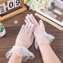 Polyester Mesh Gloves for Lady Girls&nbsp;AJEW-WH20018-307A
