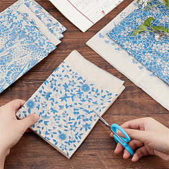 8 Sheets 8 Style Paper Ceramic Decals&nbsp;DIY-BC0005-71