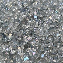 Transparent Electroplate Crushed Glass Craft&nbsp;GLAA-F123-06