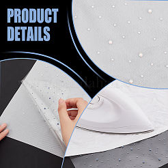 Glitter Hotfix Rhinestone Sheet&nbsp;DIY-WH0308-441A